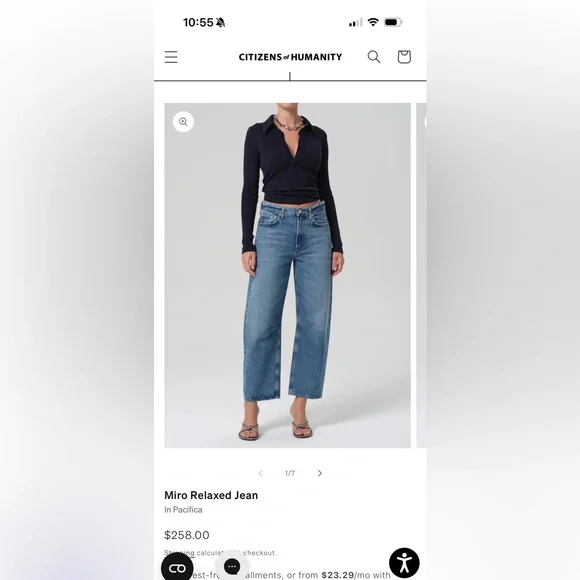 Citizens Of Humanity ‘Miro’ Relaxed Jeans - Picture 4 of 5